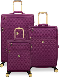 It Luggage סט מזוודות בד קלות 3 יח' 30/25/20 מבית IT Luggage דגם GLIMMERING בצבע סגול